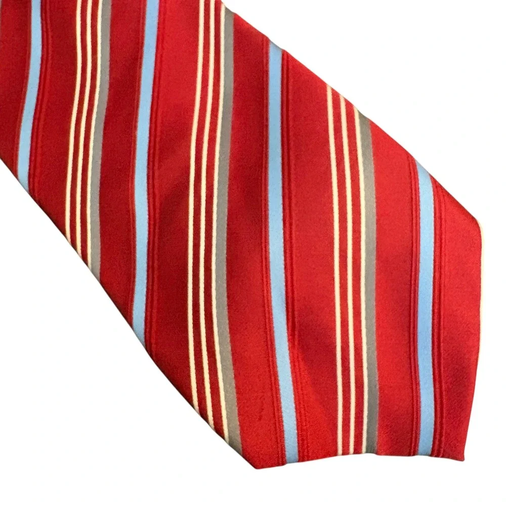 Geoffrey Beene‎ Red Striped Necktie Men's Classic Tie 60